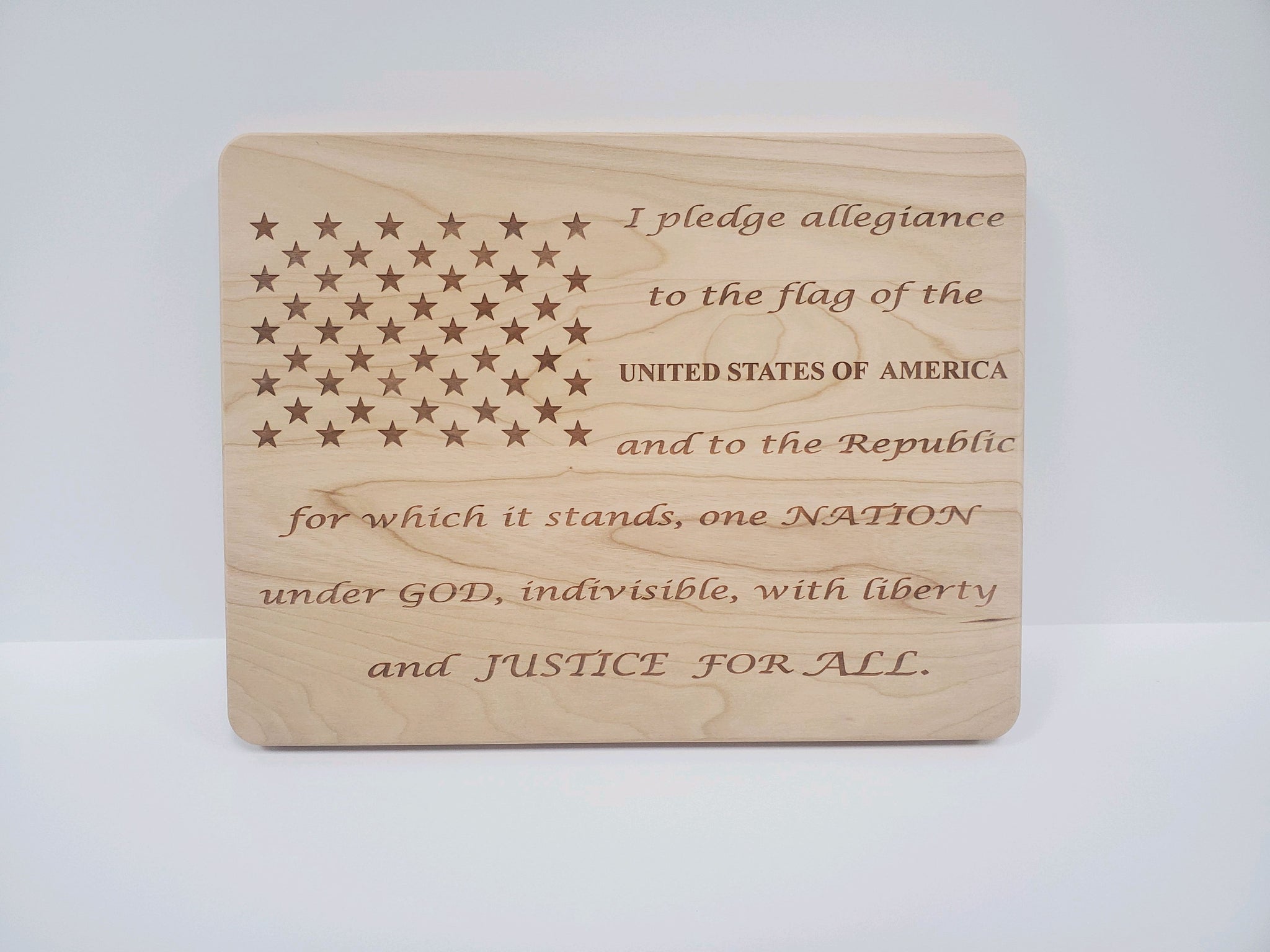 Pledge of Allegiance Cutting Board