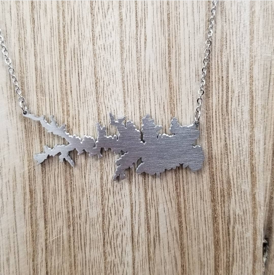 Lake Murray Stainless Steel Necklace